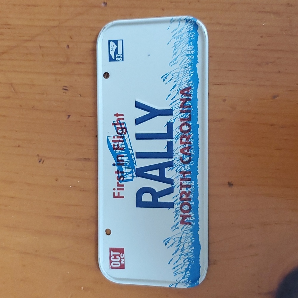 1983 Post Cereal license plate North Carolina